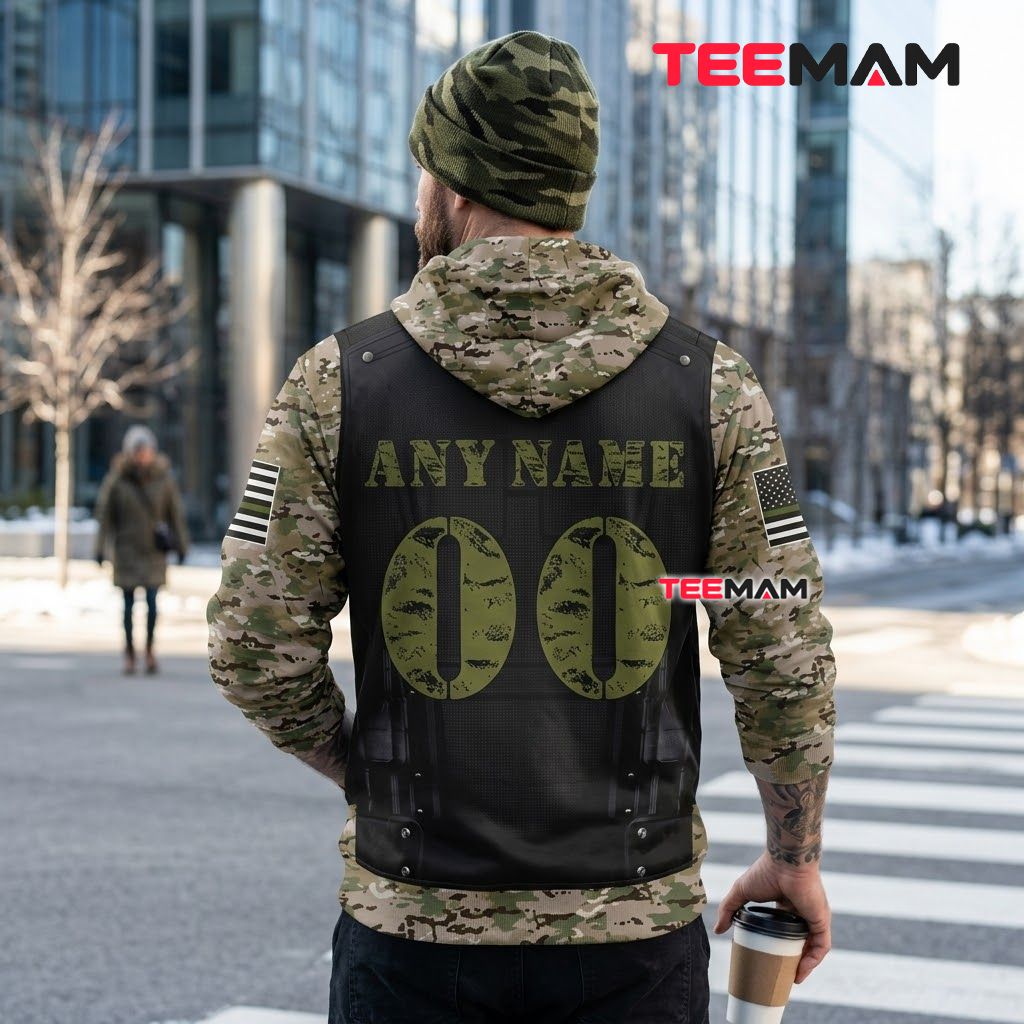 Buffalo Bills 3D Hoodie Punisher Armor Desert Camouflage Version 3 Buffalo Bills 3D Hoodie Punisher Armor Desert Camouflage Version 3