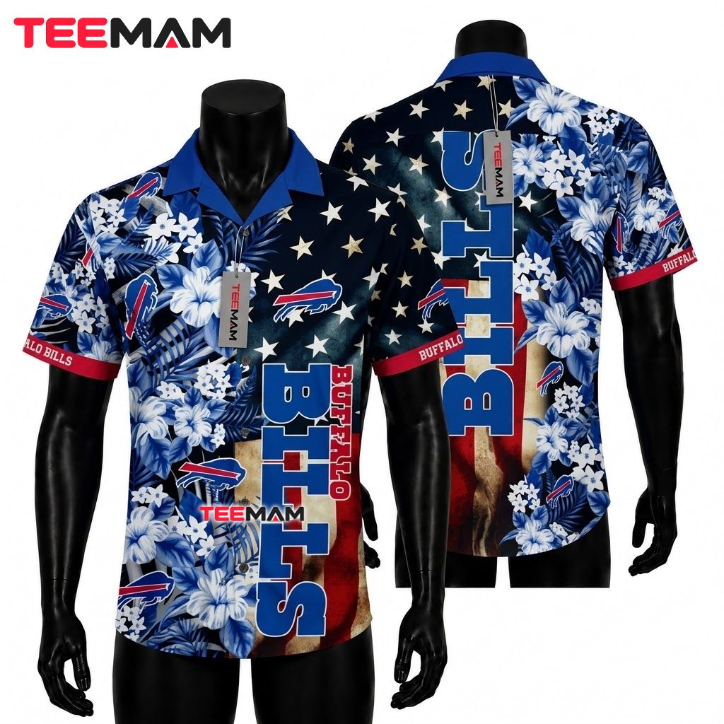 Buffalo Bills Hawaiian Shirt Surfboard Floral Buffalo Bills Hawaiian Shirt Surfboard Floral