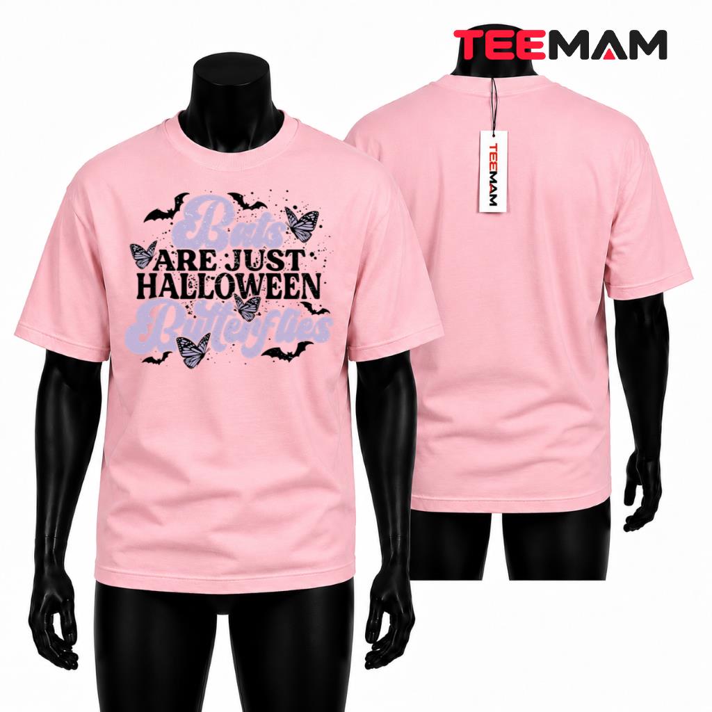Butterfly Halloween T-Shirt Spooky Bat Insect Cute Gift