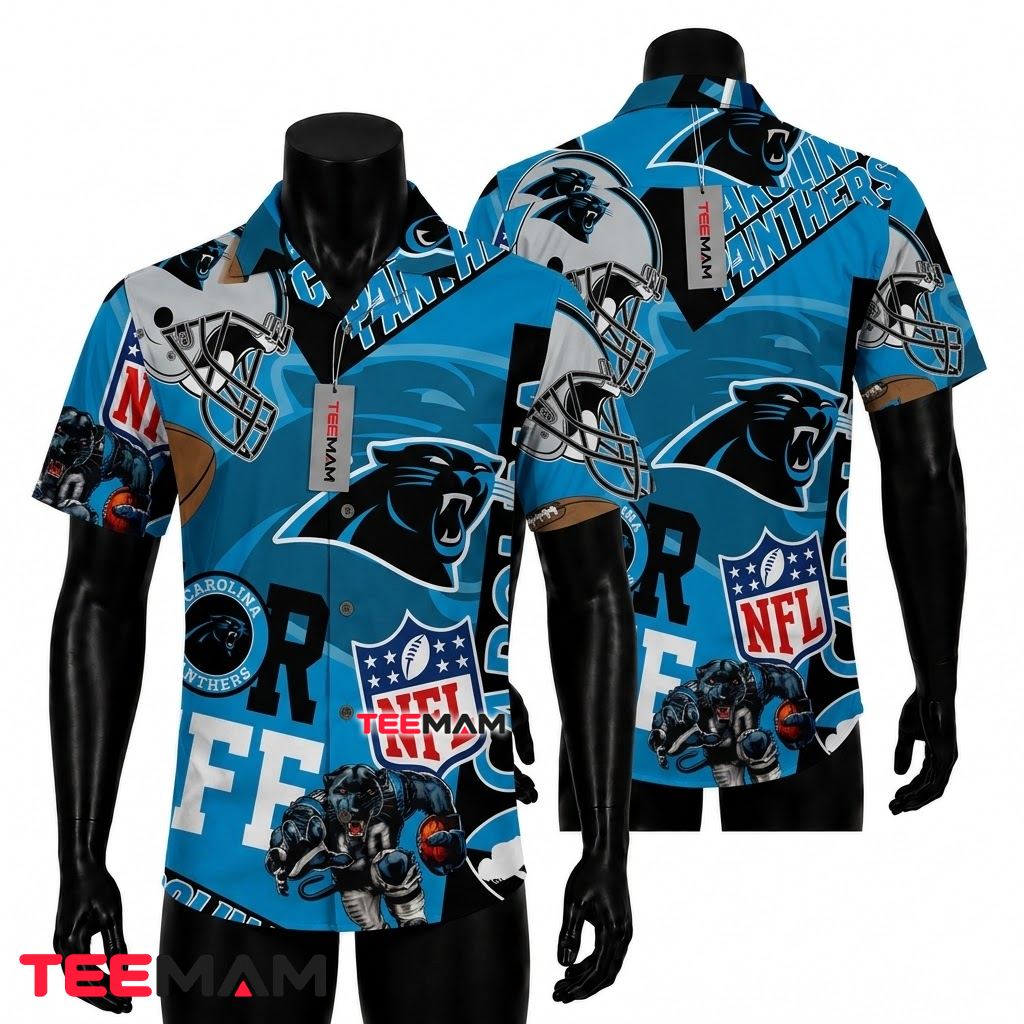 Carolina Panthers Hawaiian Shirt For Life Front