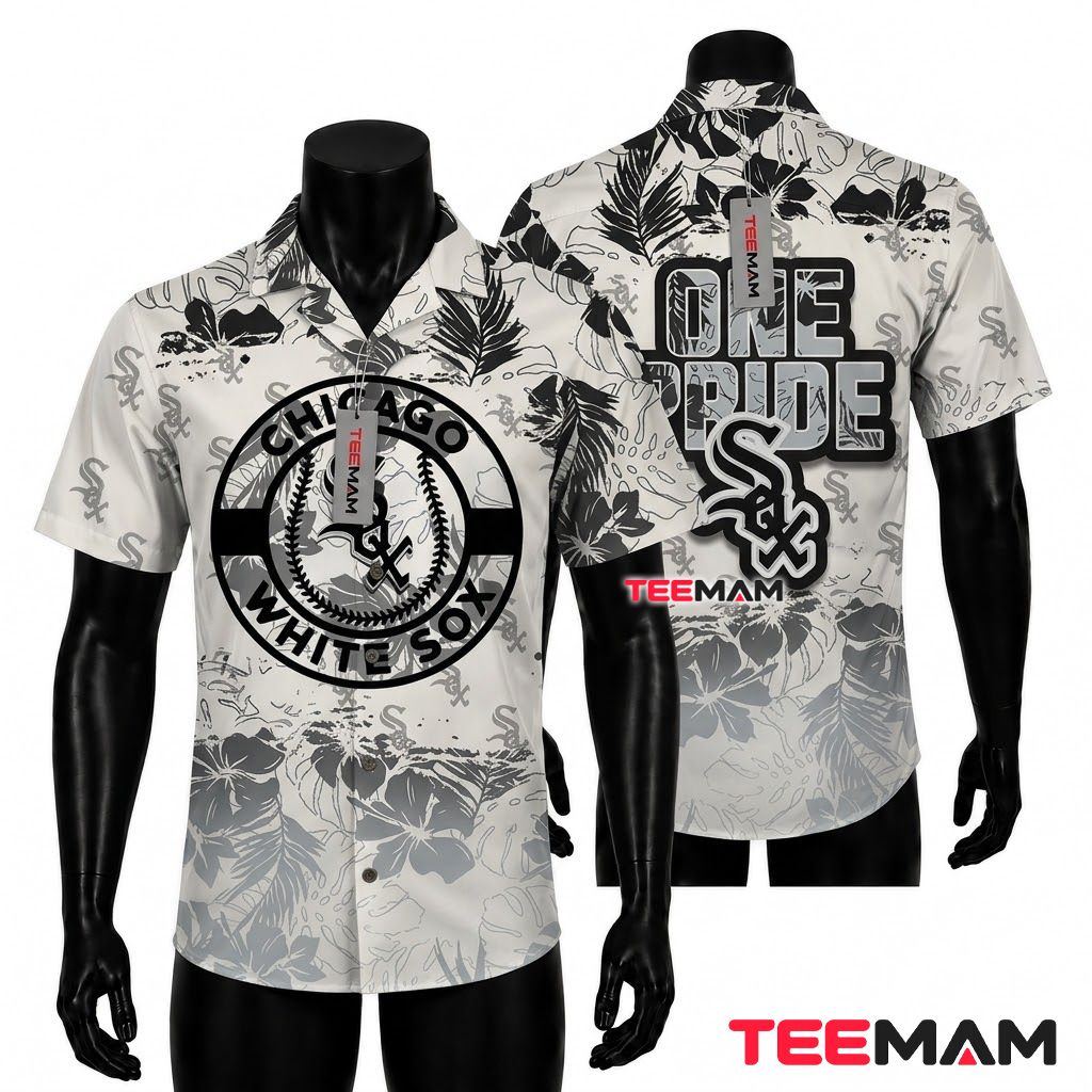 Chicago White Sox Hawaiian Shirt One Pride Front