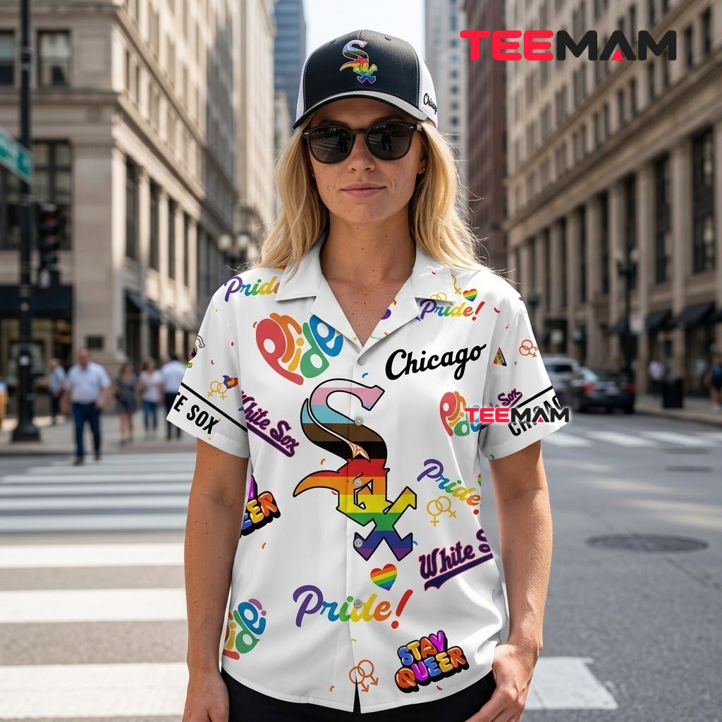 Chicago White Sox Hawaiian Shirt Polynesian Tribal Back Chicago White Sox Hawaiian Shirt Polynesian Tribal Back