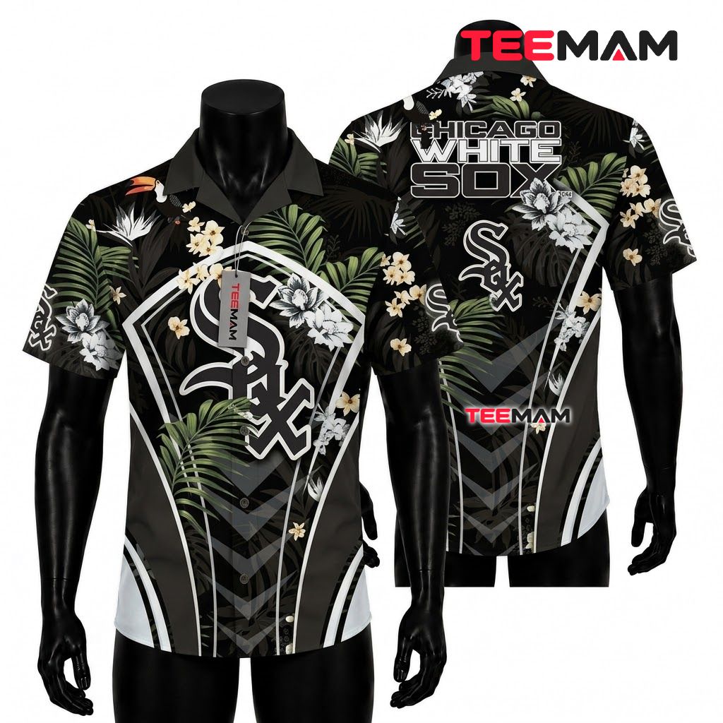 Chicago White Sox Hawaiian Shirt Toucan Front