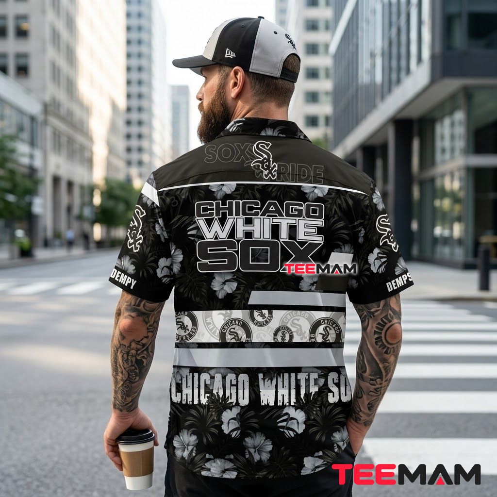 Chicago White Sox Tropical Shirt Dark Hibiscus Version 3 Chicago White Sox Tropical Shirt Dark Hibiscus Version 3