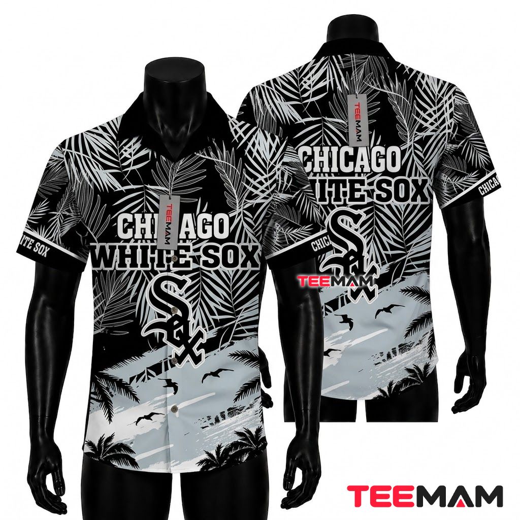 Cincinnati Reds Aloha Shirt White Plumeria Monstera Print Cincinnati Reds Aloha Shirt White Plumeria Monstera Print