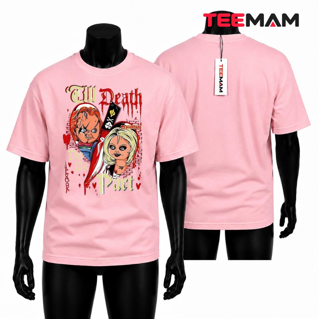 Chucky And Tiffany Halloween T-Shirt Till Death Do Us Part