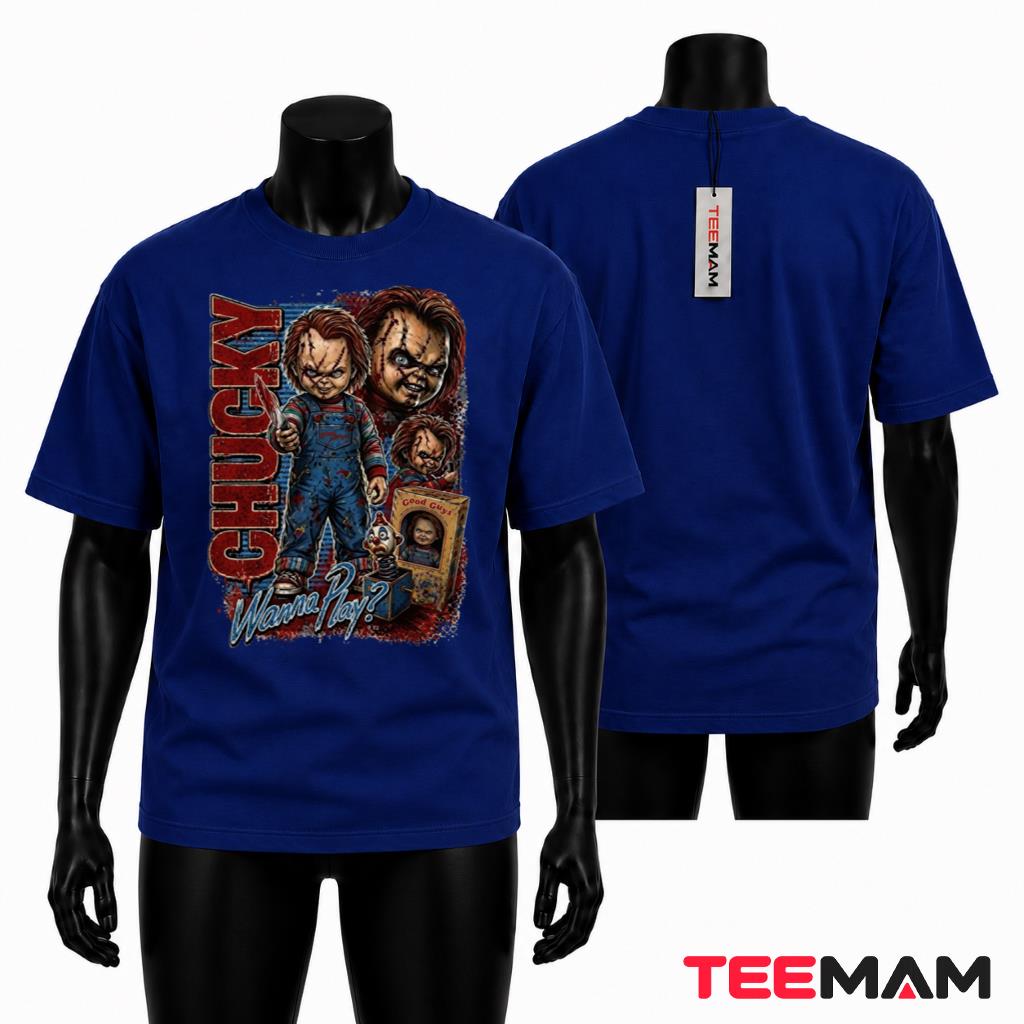 Chucky Halloween T-Shirt Horror Movie Doll Spooky