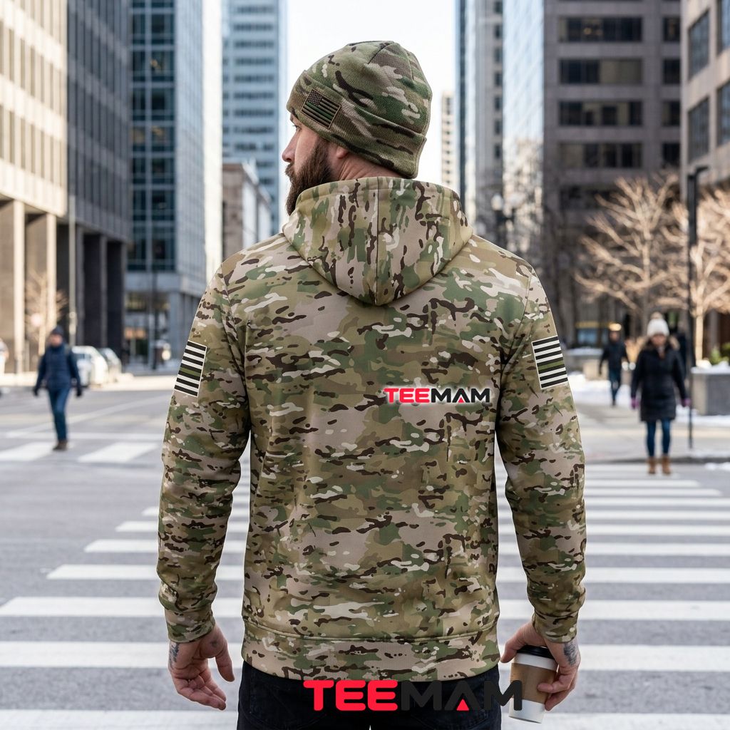 Cleveland Browns 3D Hoodie Punisher Military Camo Veteran Version 3 Cleveland Browns 3D Hoodie Punisher Military Camo Veteran Version 3