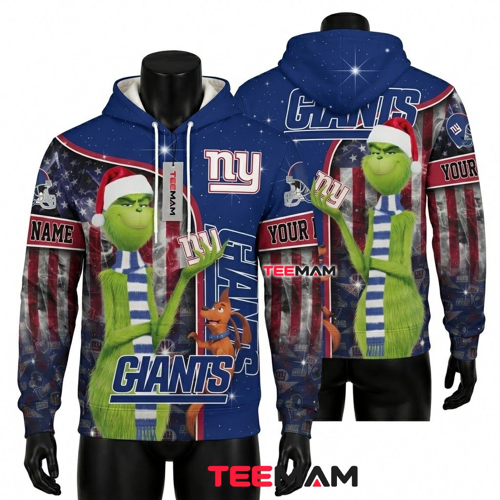 Custom Name New Orleans Saints 3D Hoodie Grinch Max Christmas Custom Name New Orleans Saints 3D Hoodie Grinch Max Christmas