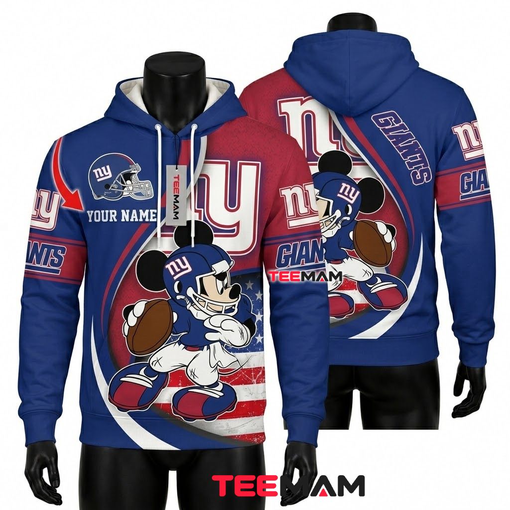 Custom Name New York Jets 3D Hoodie Lips Glitter Design
