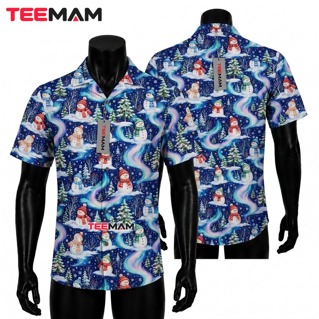 Dinosaur Christmas Hawaiian Shirt Santa Riding T-Rex Green Dinosaur Christmas Hawaiian Shirt Santa Riding T-Rex Green