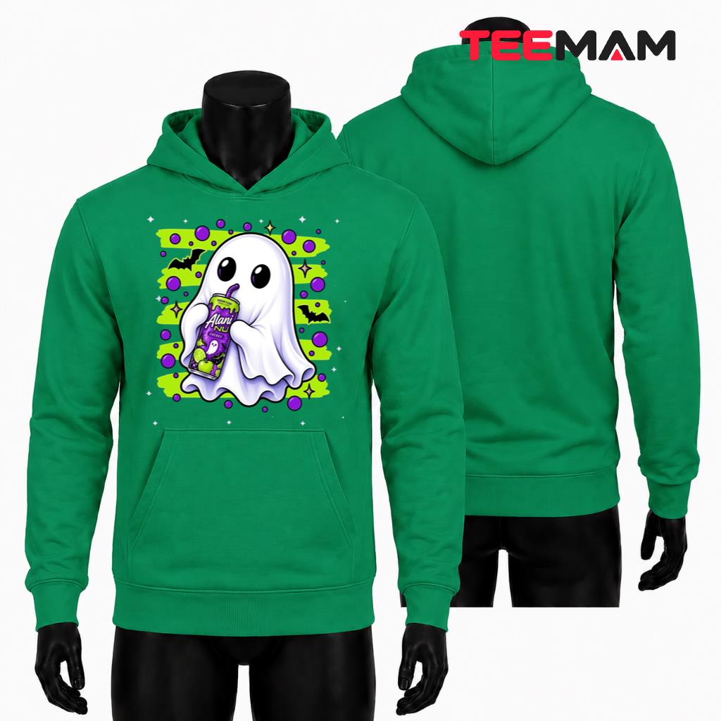 Cute Ghost Halloween Hoodie Energy Drink Spooky Season Cute Ghost Halloween Hoodie Energy Drink Spooky Season