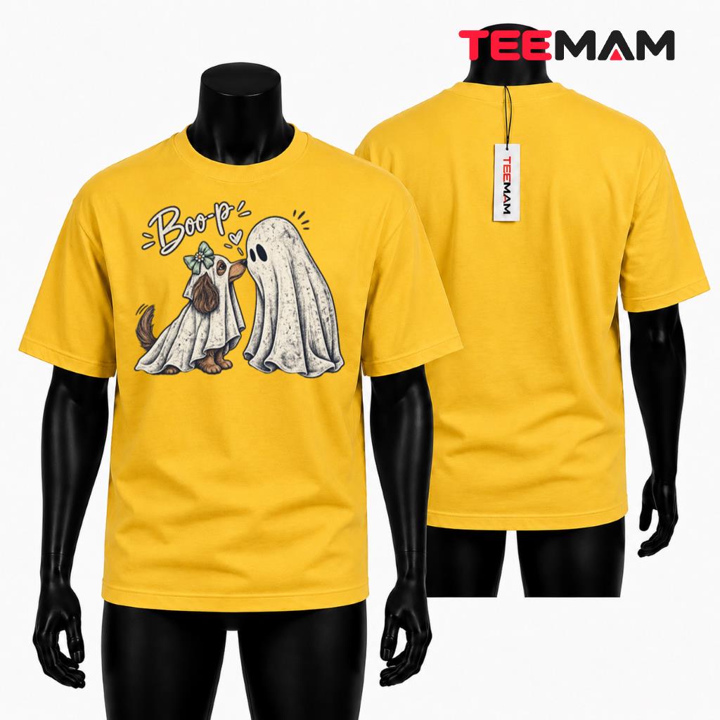 Dachshund Ghost Halloween T-Shirt Cute Dog Spooky