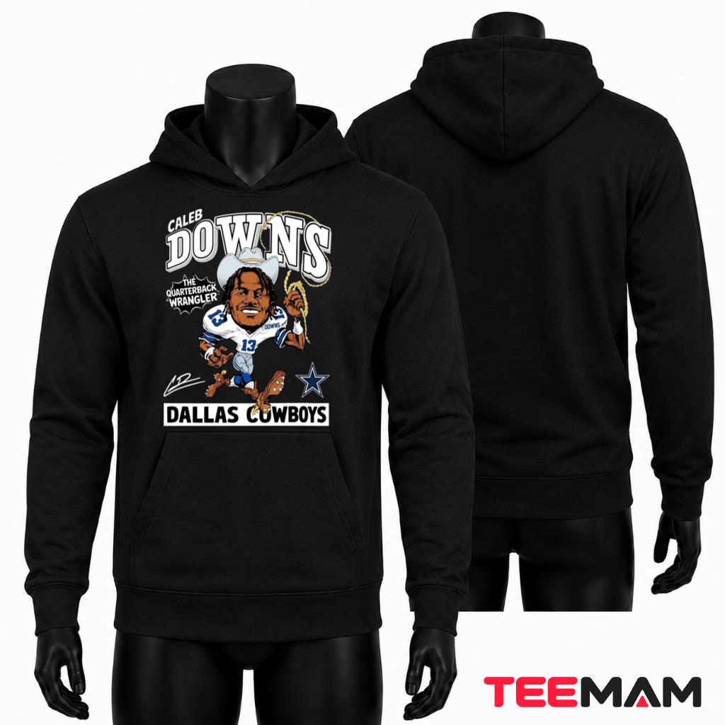 Dallas Cowboys Caleb Downs Cartoon Hoodie Dallas Cowboys Caleb Downs Cartoon Hoodie