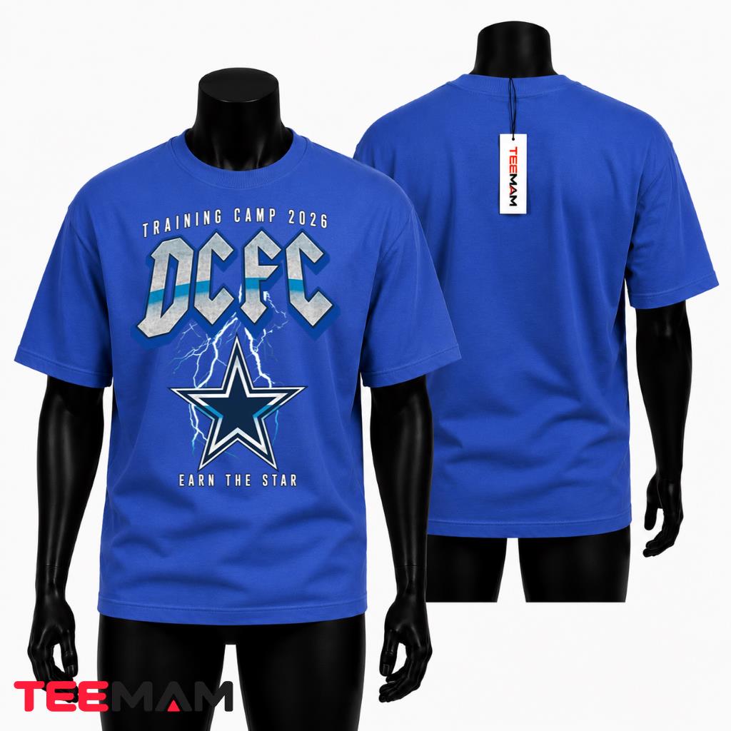 Dallas Cowboys DCFC Training Camp 2026 Earth The Star T-Shirt