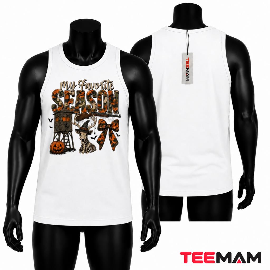 Deer Hunting Halloween Tank Top Spooky Season Deer Skeleton Gift Deer Hunting Halloween Tank Top Spooky Season Deer Skeleton Gift