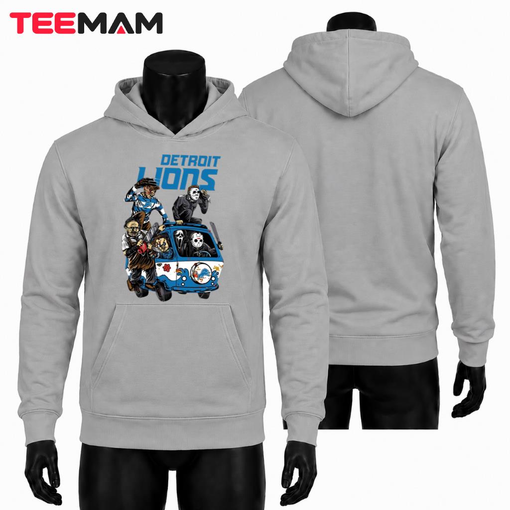 Detroit Lions Halloween Hoodie Horror Killers Van Detroit Lions Halloween Hoodie Horror Killers Van
