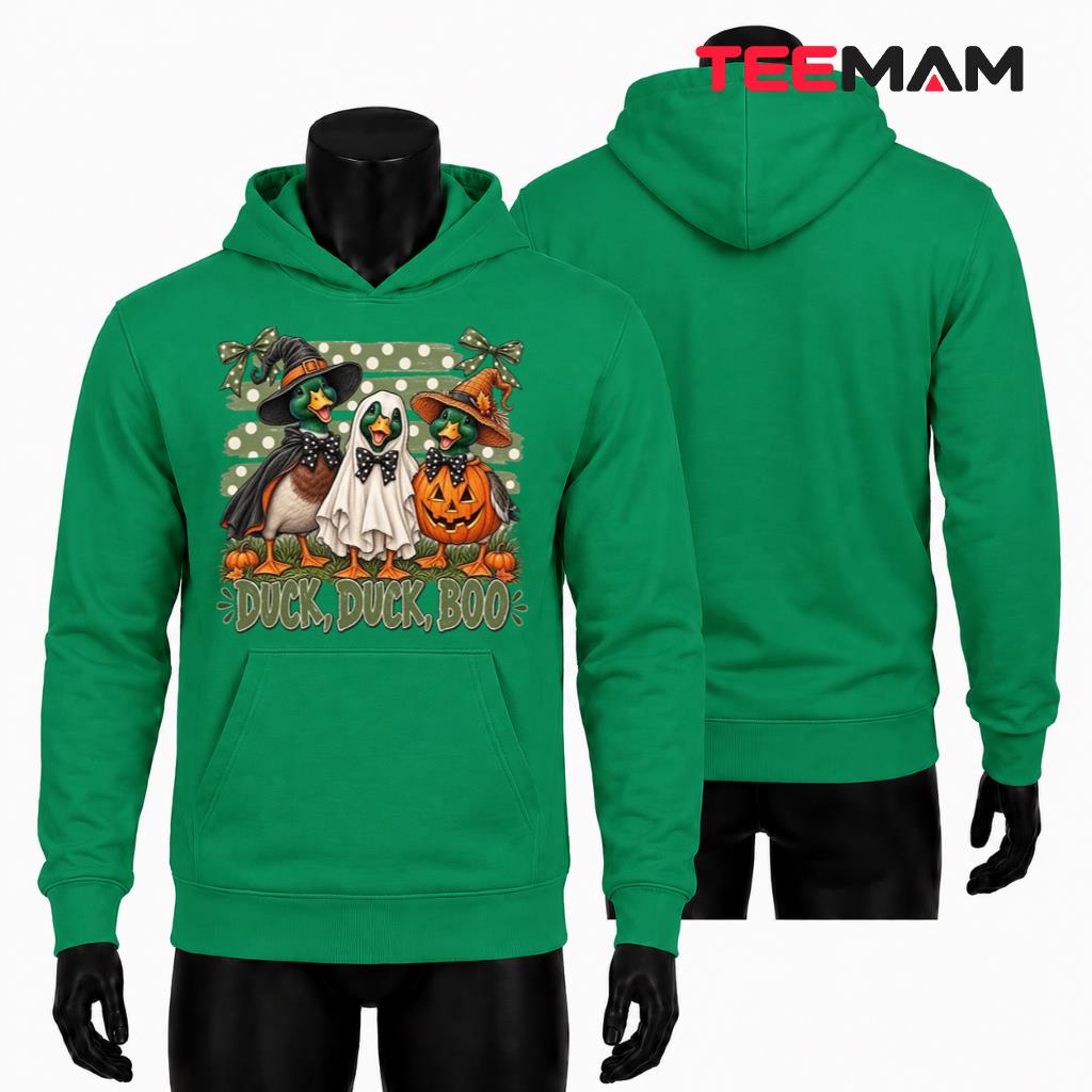 Duck Duck Boo Hoodie Halloween Mallard Witch Pumpkin Duck Duck Boo Hoodie Halloween Mallard Witch Pumpkin