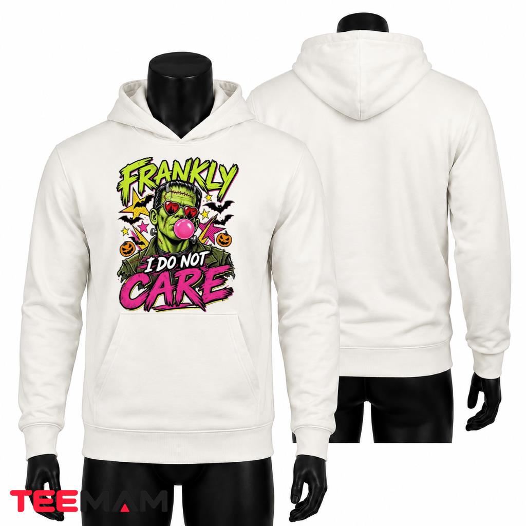 Frankenstein Halloween Hoodie Bubblegum Spooky Monster Frankenstein Halloween Hoodie Bubblegum Spooky Monster