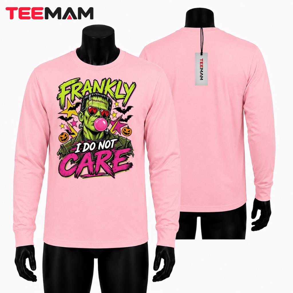 Frankenstein Halloween Long Sleeve Bubblegum Spooky Monster Frankenstein Halloween Long Sleeve Bubblegum Spooky Monster