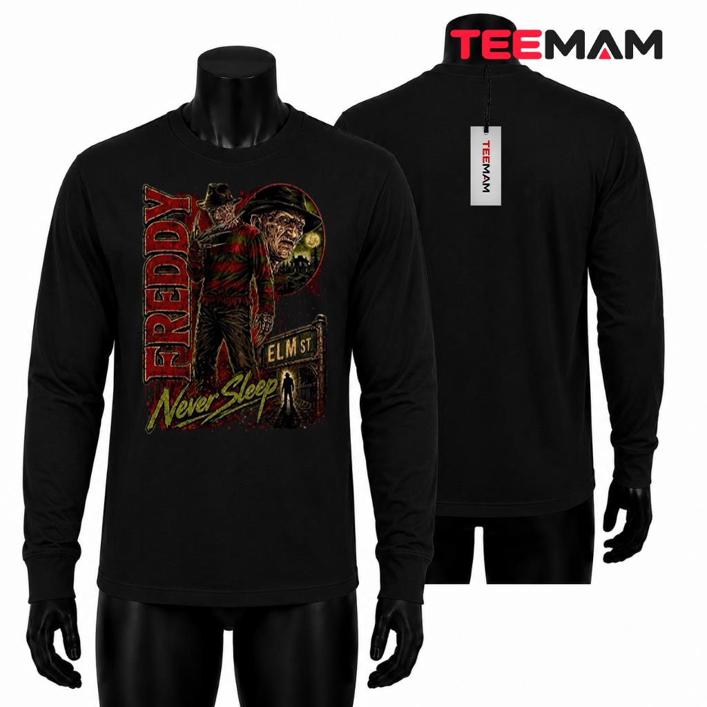 Freddy Krueger Halloween Long Sleeve Horror Movie Spooky Freddy Krueger Halloween Long Sleeve Horror Movie Spooky