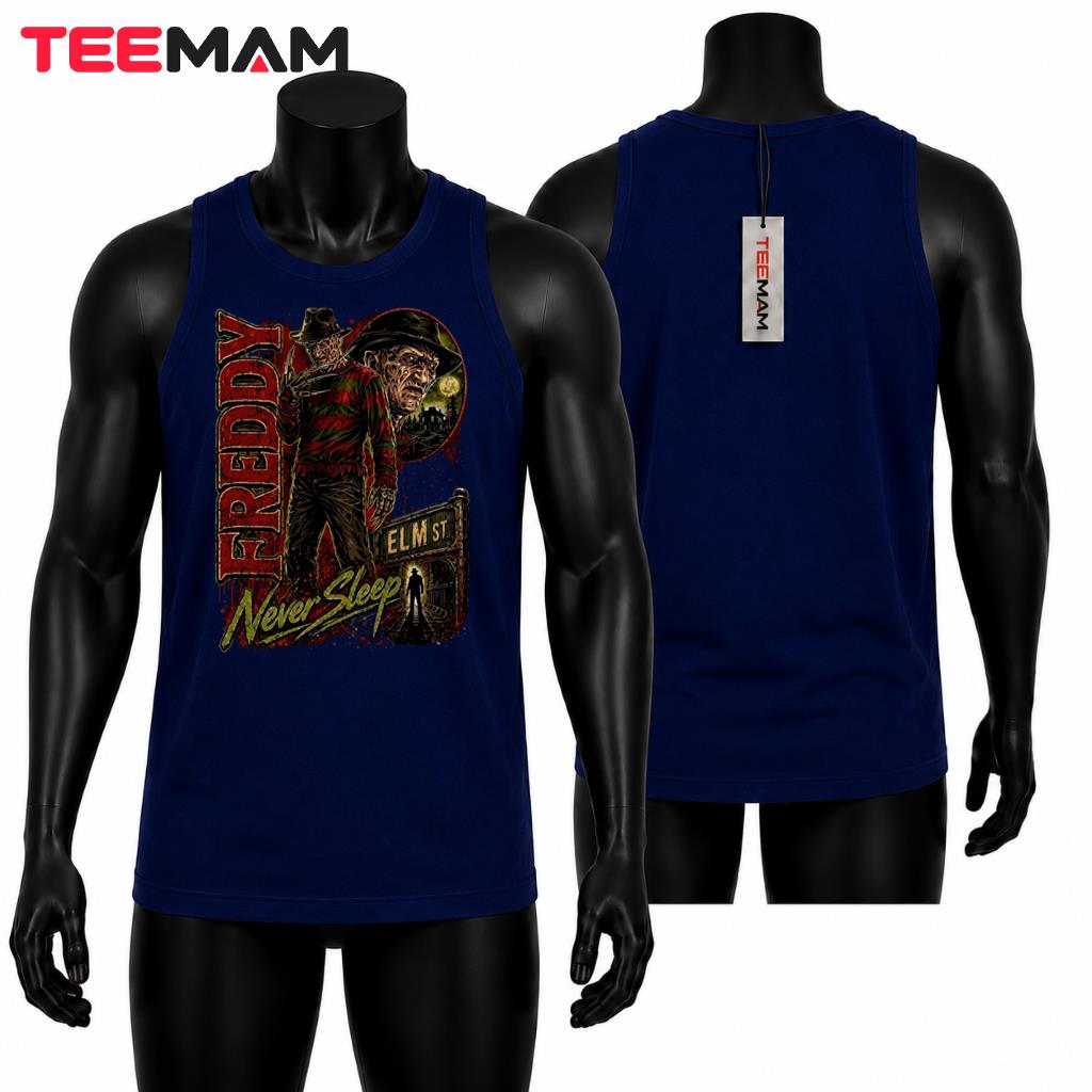 Freddy Krueger Halloween Tank Top Horror Movie Spooky Freddy Krueger Halloween Tank Top Horror Movie Spooky
