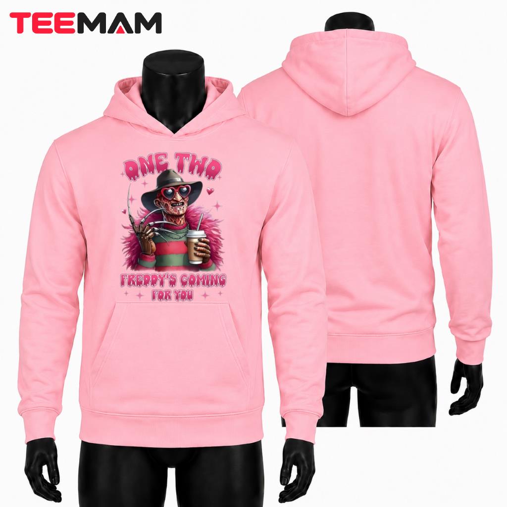 Freddy Krueger Halloween Hoodie Pink Coffee Horror Freddy Krueger Halloween Hoodie Pink Coffee Horror