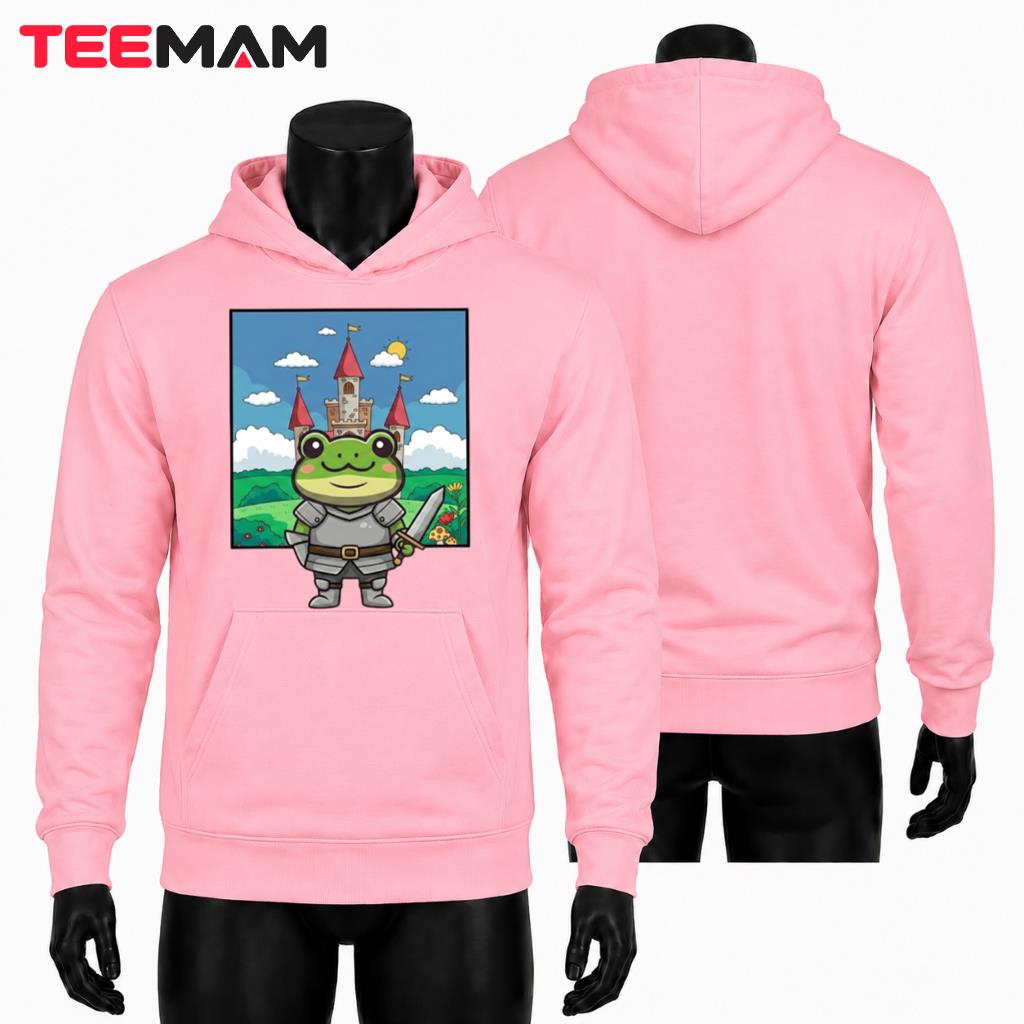Frog Knight Castle Fantasy Cute Hoodie Frog Knight Castle Fantasy Cute Hoodie