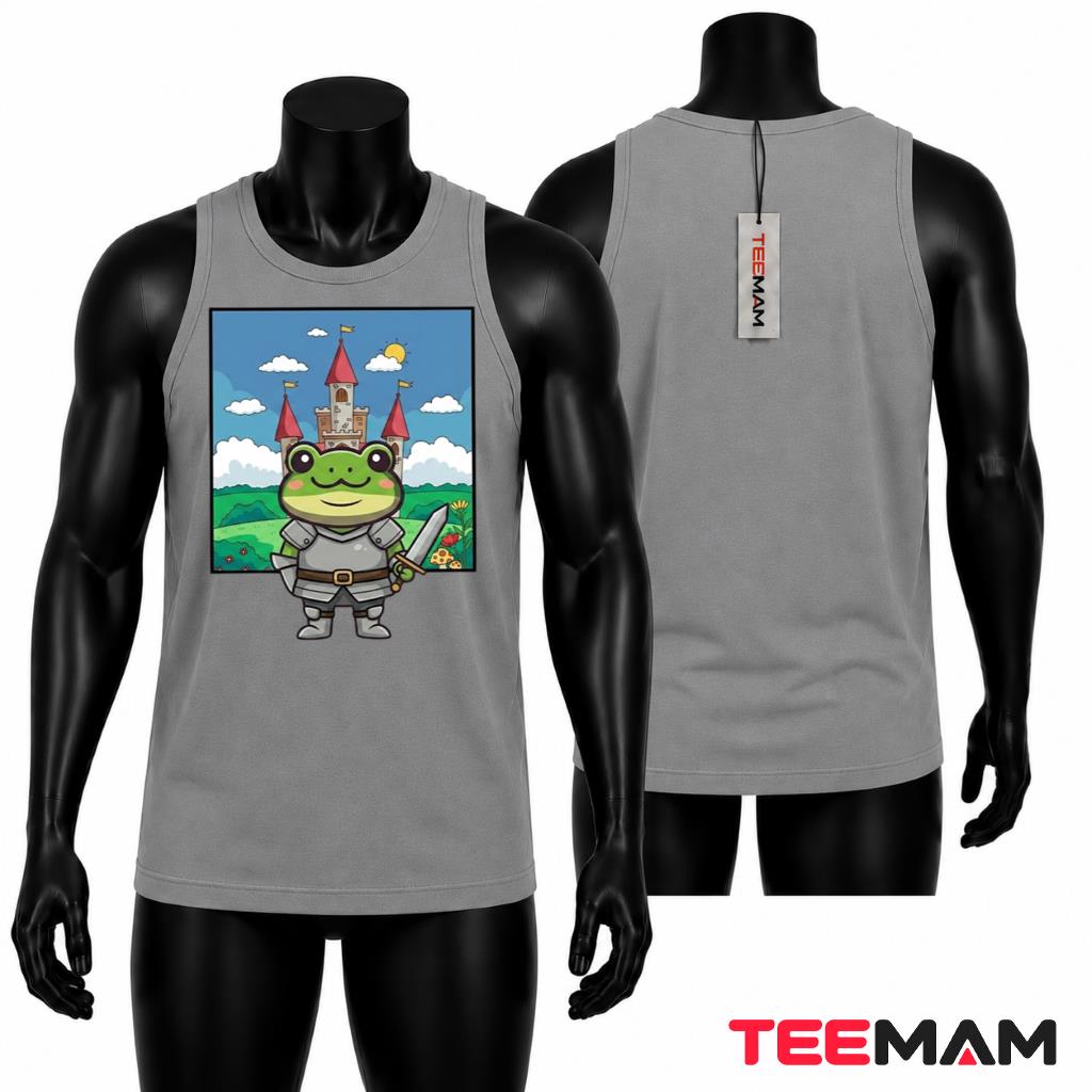 Frog Knight Castle Fantasy Cute Tank Top Frog Knight Castle Fantasy Cute Tank Top