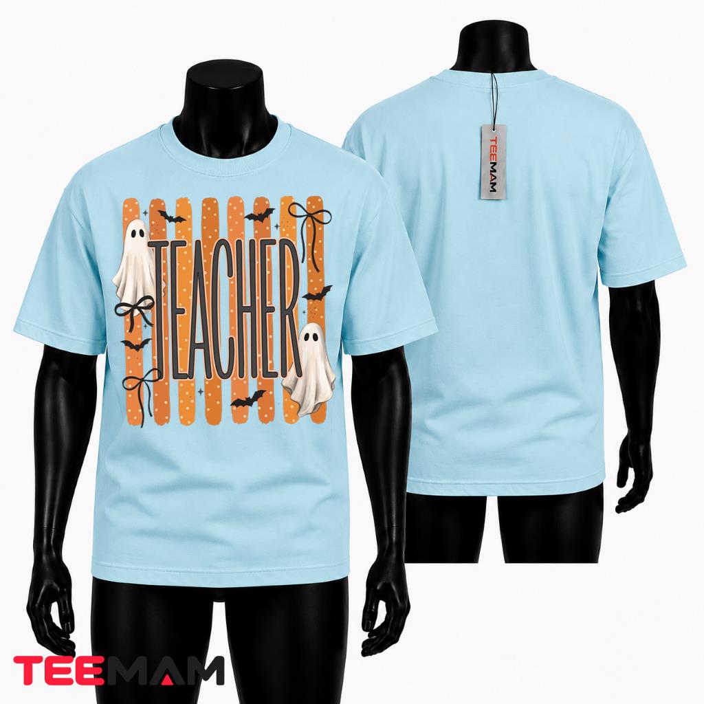Funny Ghost Teacher Halloween T-Shirt
