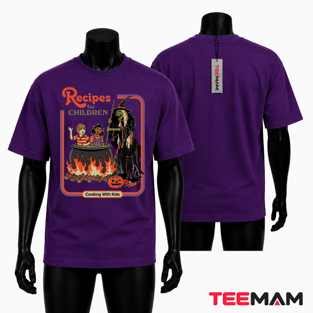 Funny Halloween Witch T-Shirt Dark Humor Vintage Retro Graphic