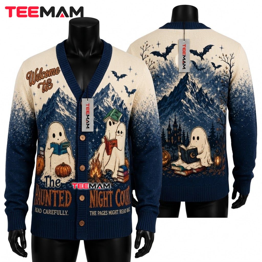 Ghost Halloween Cardigan Mountain Campfire Book 1