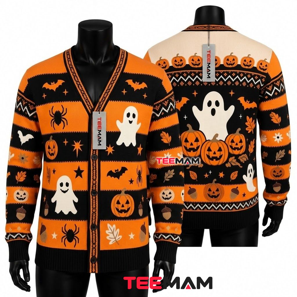 Ghost Halloween Cardigan Mountain Campfire Book Ghost Halloween Cardigan Mountain Campfire Book