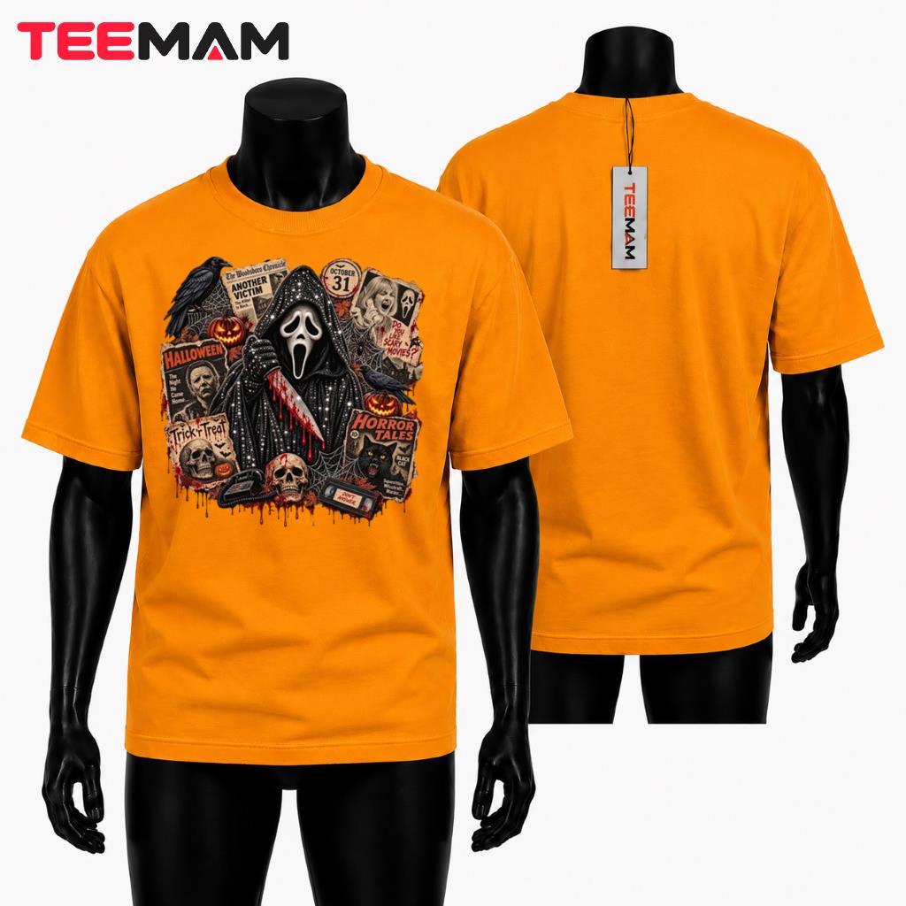 Ghostface Horror Movie Halloween T-Shirt Scream