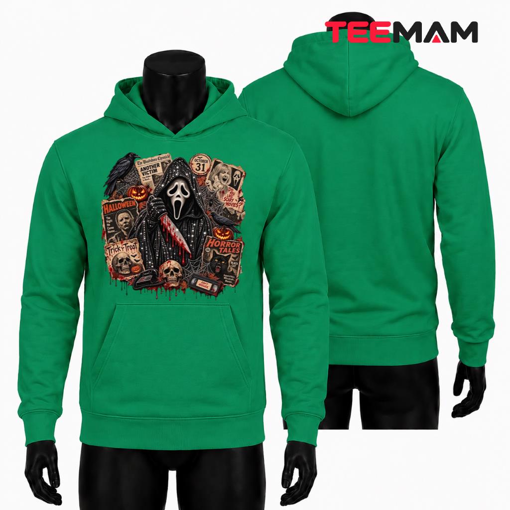 Ghostface Horror Movie Halloween Hoodie Scream Ghostface Horror Movie Halloween Hoodie Scream