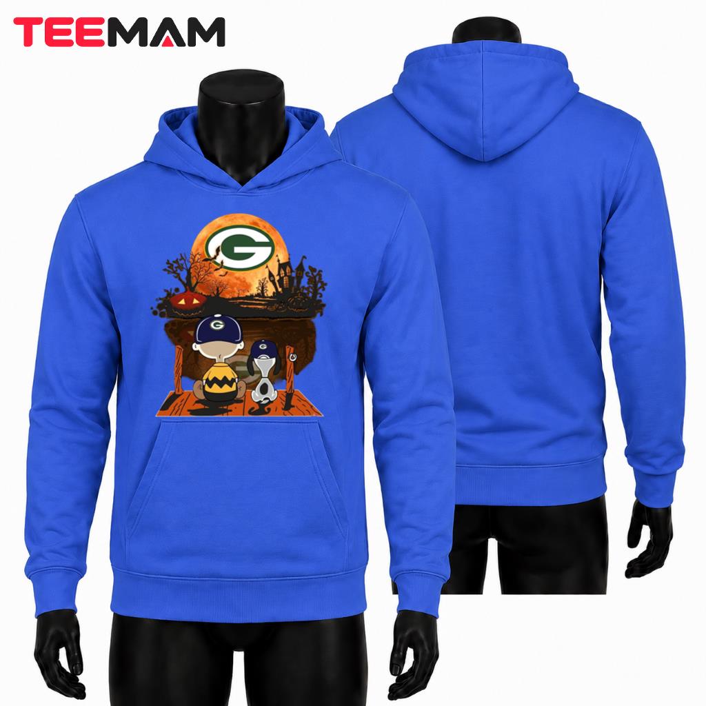Green Bay Packers Halloween Hoodie Charlie Brown Snoopy Green Bay Packers Halloween Hoodie Charlie Brown Snoopy