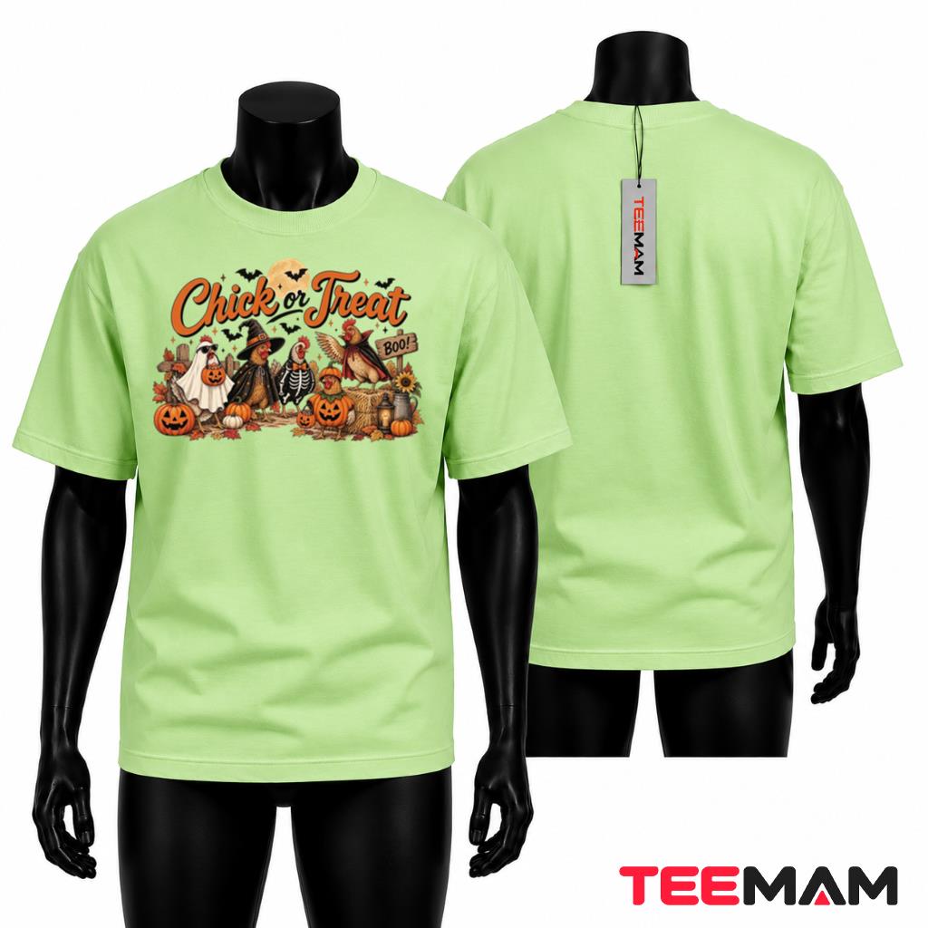 Halloween Chickens T-Shirt Chick Or Treat Spooky Farm