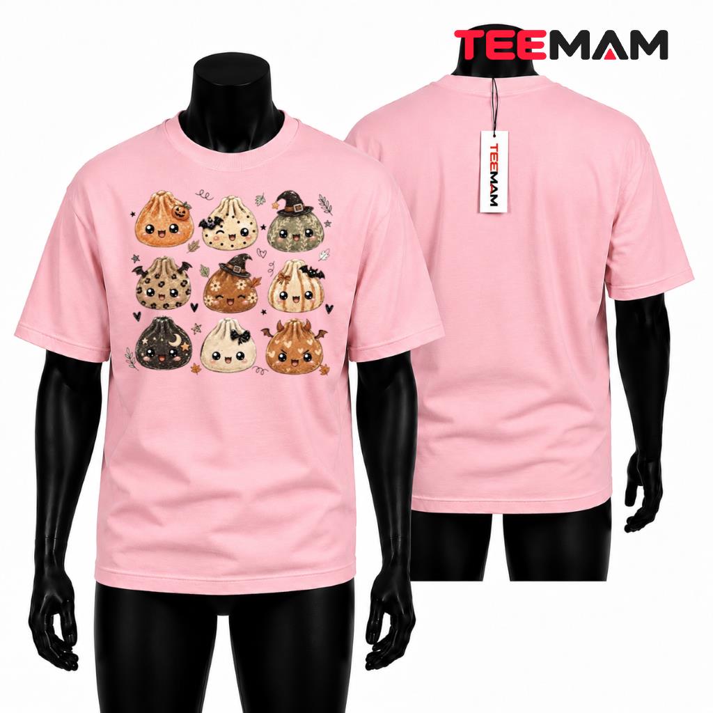 Halloween Dumplings T-Shirt Cute Spooky Food Dumpling