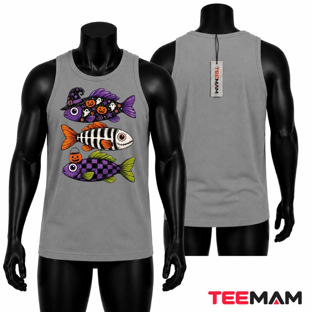 Halloween Fish Tank Top Spooky Witch Pumpkin Fishing Halloween Fish Tank Top Spooky Witch Pumpkin Fishing
