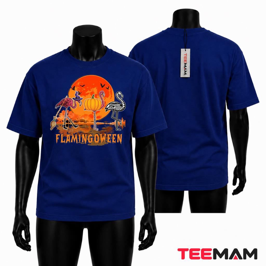 Halloween Flamingos T-Shirt Flamingoween