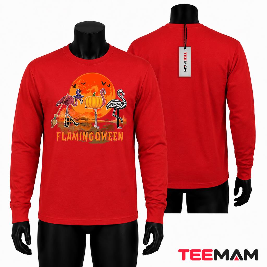 Halloween Flamingos Long Sleeve Flamingoween Halloween Flamingos Long Sleeve Flamingoween