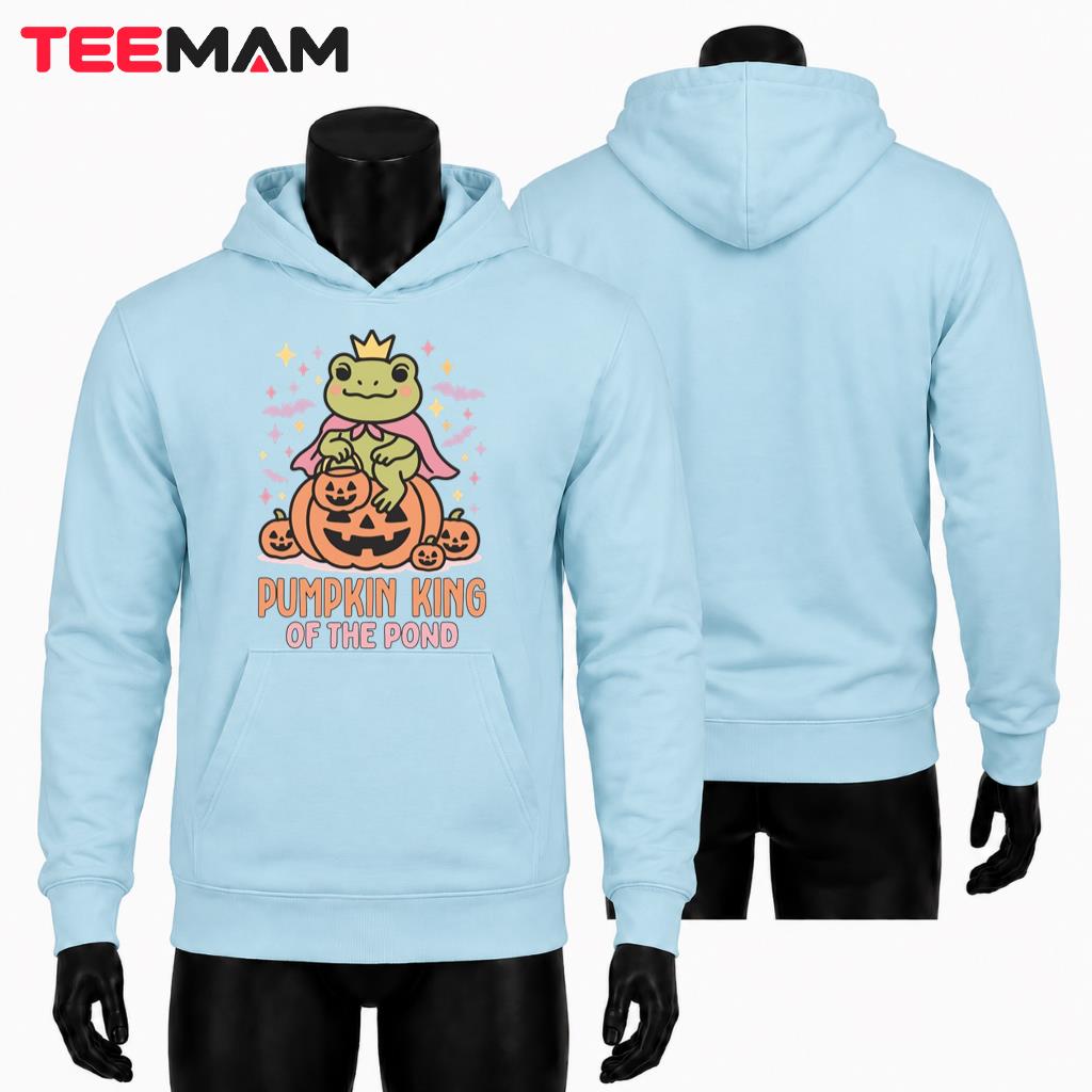 Halloween Frog King Hoodie Pumpkin King Of The Pond Halloween Frog King Hoodie Pumpkin King Of The Pond