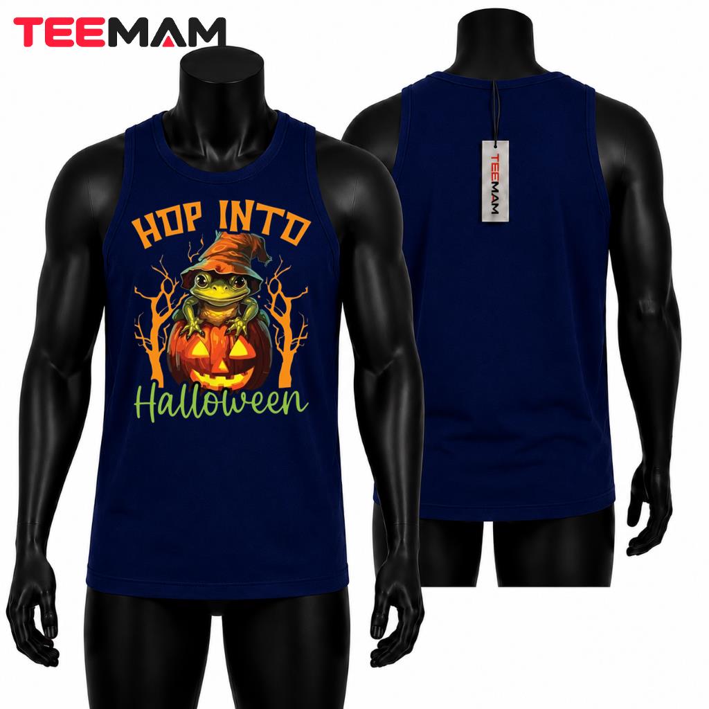 Halloween Frog Witch Tank Top Hop Into Halloween Halloween Frog Witch Tank Top Hop Into Halloween