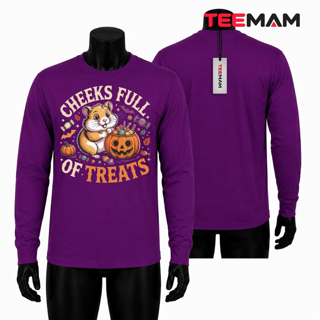Halloween Hamster Long Sleeve Cute Pumpkin Candy Treats Halloween Hamster Long Sleeve Cute Pumpkin Candy Treats