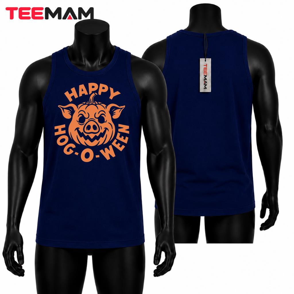 Halloween Pig Pumpkin Tank Top Happy Hog O Ween Halloween Pig Pumpkin Tank Top Happy Hog O Ween