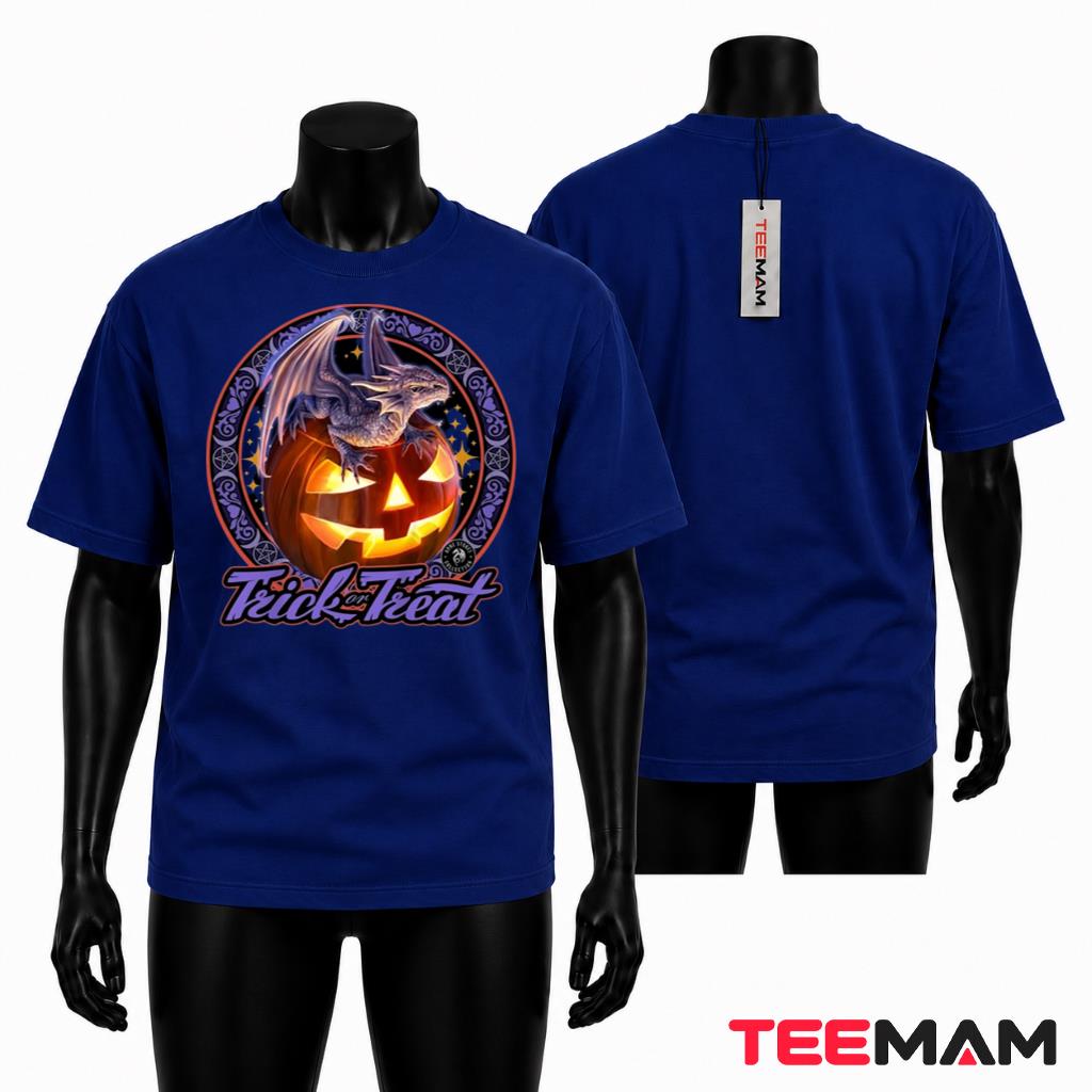 Halloween Pumpkin Dragon T-Shirt Spooky Fantasy Costume