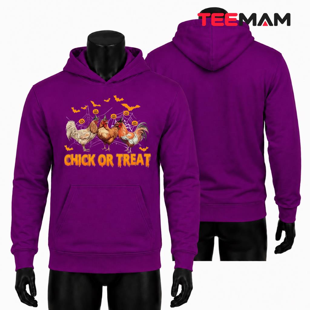 Halloween Roosters Hoodie Chick Or Treat Halloween Roosters Hoodie Chick Or Treat