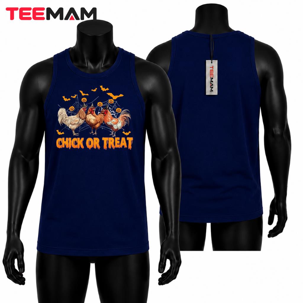 Halloween Roosters Tank Top Chick Or Treat Halloween Roosters Tank Top Chick Or Treat