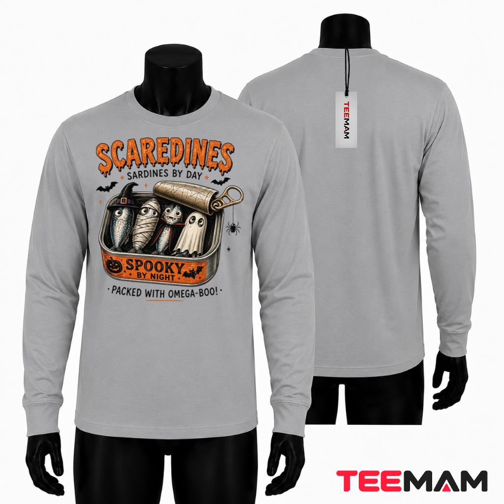 Halloween Sardines Long Sleeve Spooky Cute Animal Costume Halloween Sardines Long Sleeve Spooky Cute Animal Costume