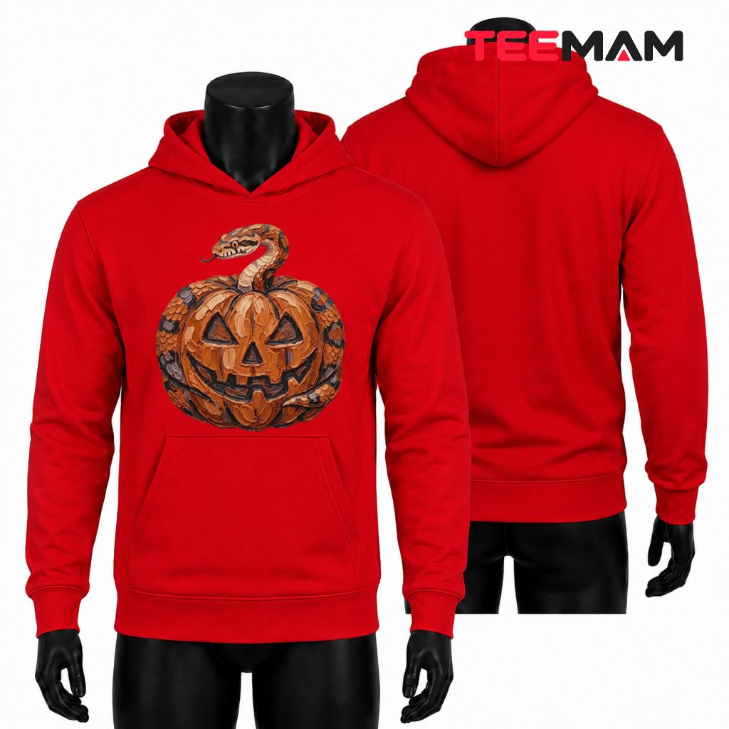 Halloween Snake Hoodie Spooky Pumpkin Reptile Costume Halloween Snake Hoodie Spooky Pumpkin Reptile Costume